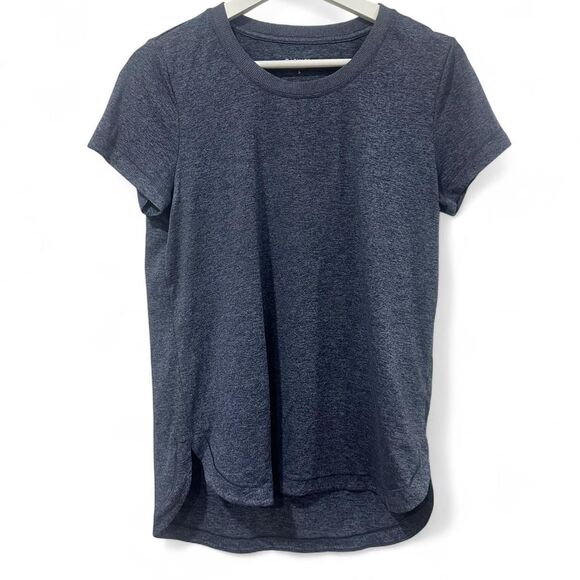 Athleta Tops - Athleta Navy Blue Short Sleeve T Shirt Womens Relaxed Fit Casual Top Size S
